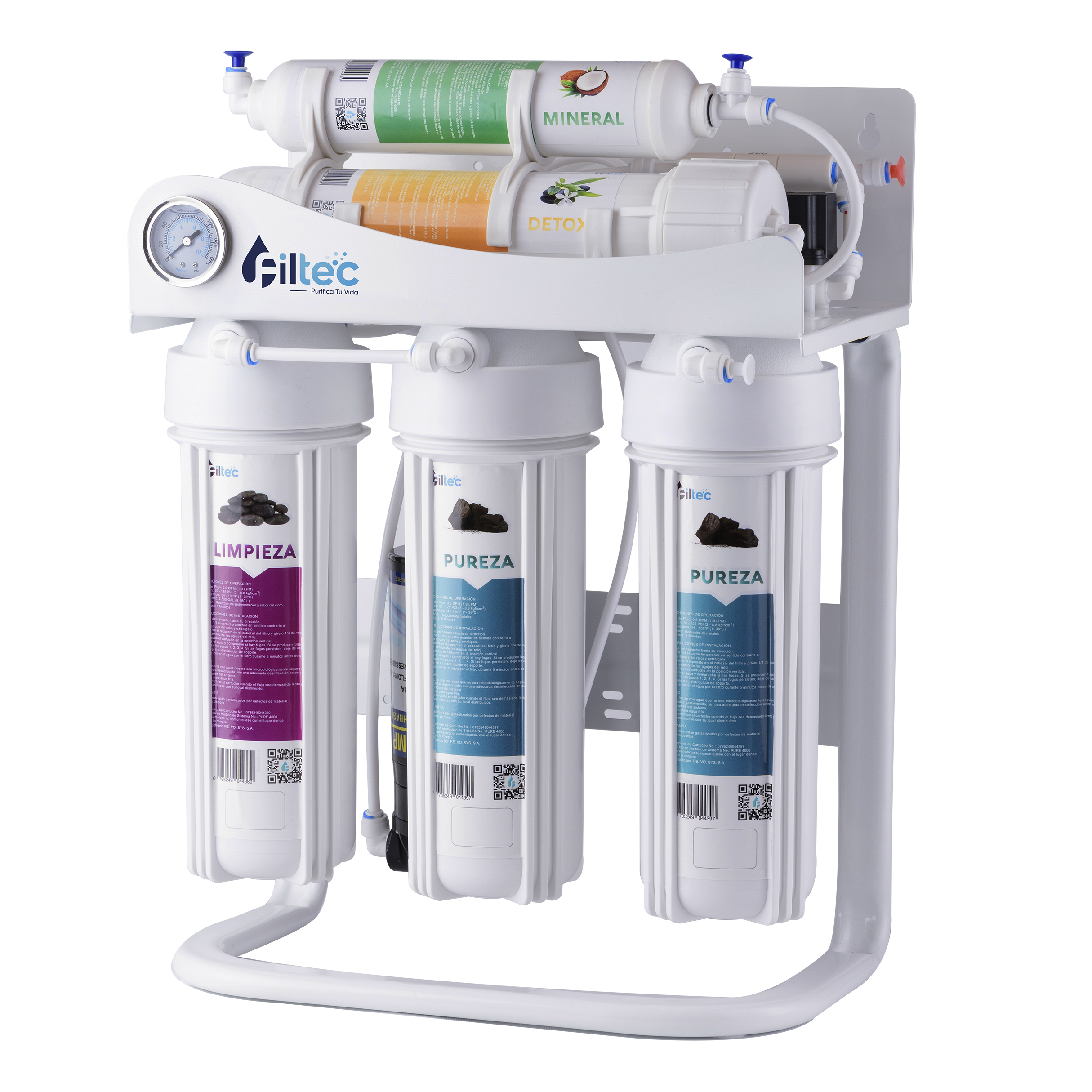 Conjunto Completo Filtro Purificador Agua, Sistema Mecánico 4 Etapas con  Ofertas en Carrefour